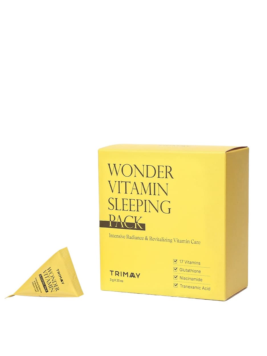 Осветляющая ночная маска  с комплексом витаминов и ниацинамидом Wonder Vitamin Sleeping Pack, 3г*20шт