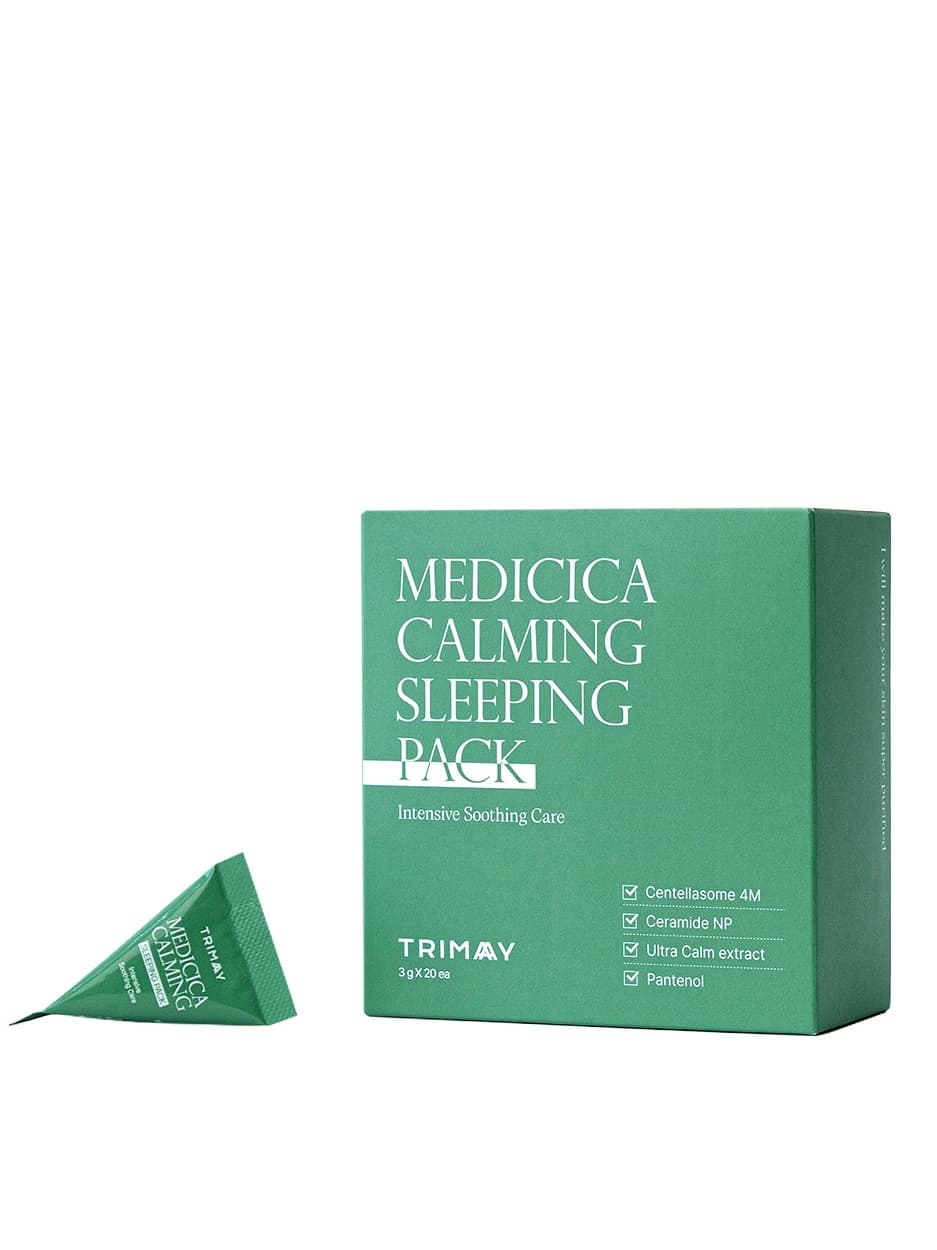 Успокаивающая ночная маска с центеллой и мадекассосидом Medicica Calming Sleeping Pack, 3г*20шт
