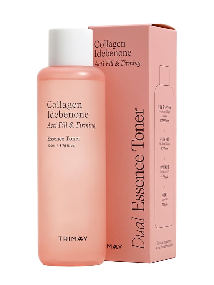 Тонер-эссенция для упругости кожи с коллагеном Collagen Idebenone Acti Fill & Firming Toner, 200 мл