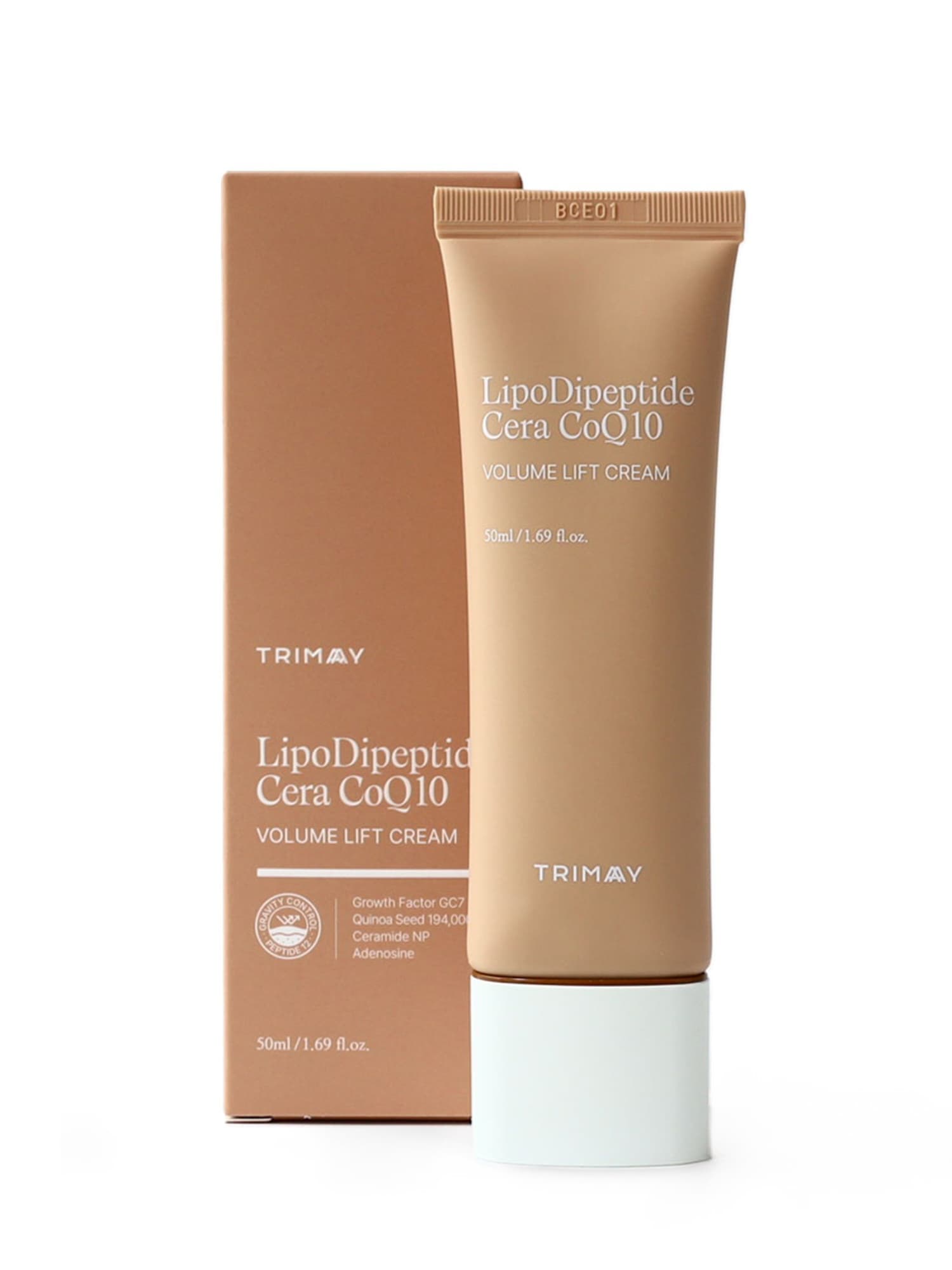 Лифтинг-крем с коэнзимом Q10, комплексом пептидов и идебеноном LipodiPeptide Cera CoQ10 Volume Lift Cream, 50 мл