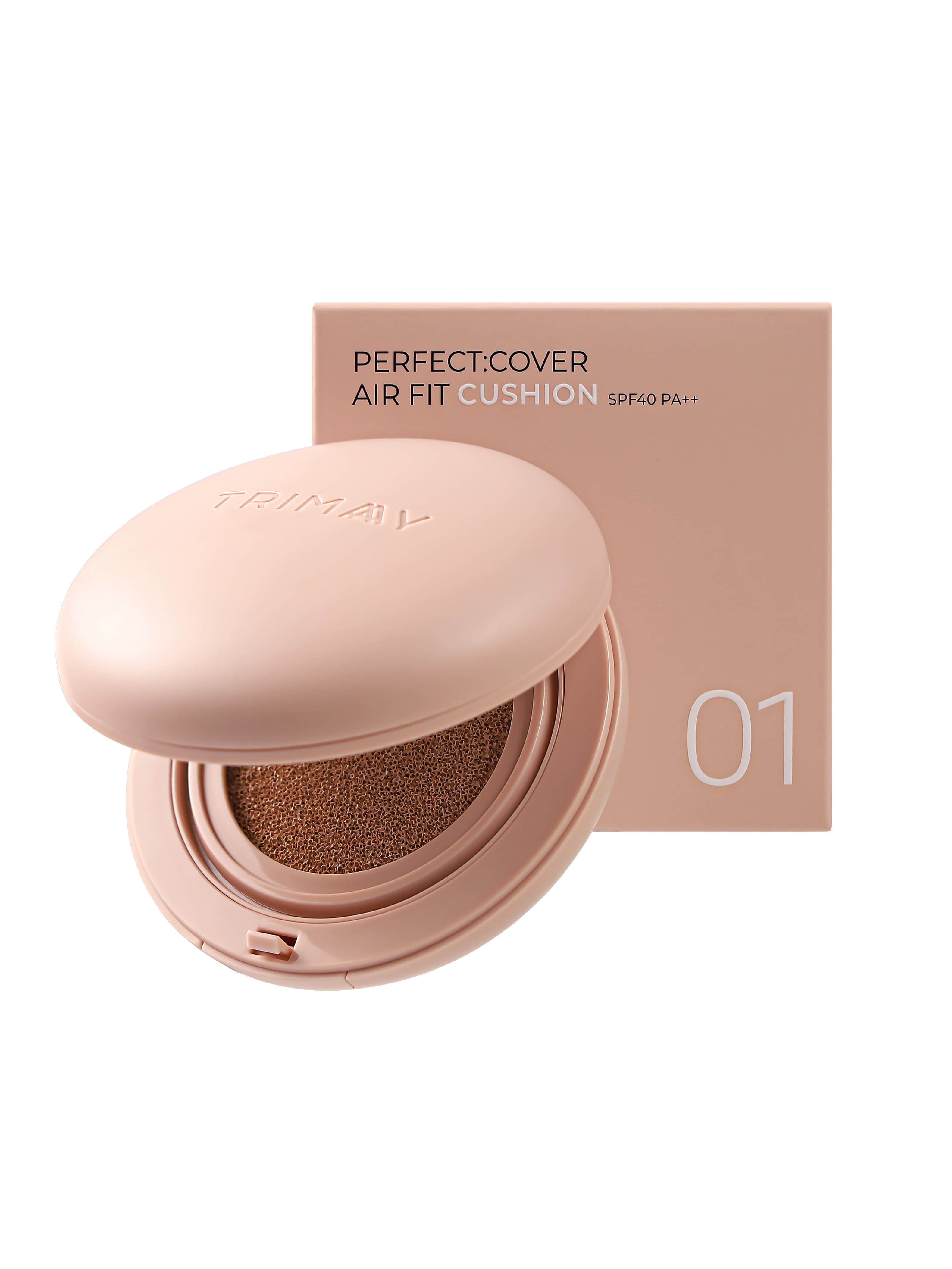 Тональный кушон с эффектом сияния, Оттенок №1 Perfect:Cover Air Fit Cushion 01 SPF 40 PA++, 15 мл