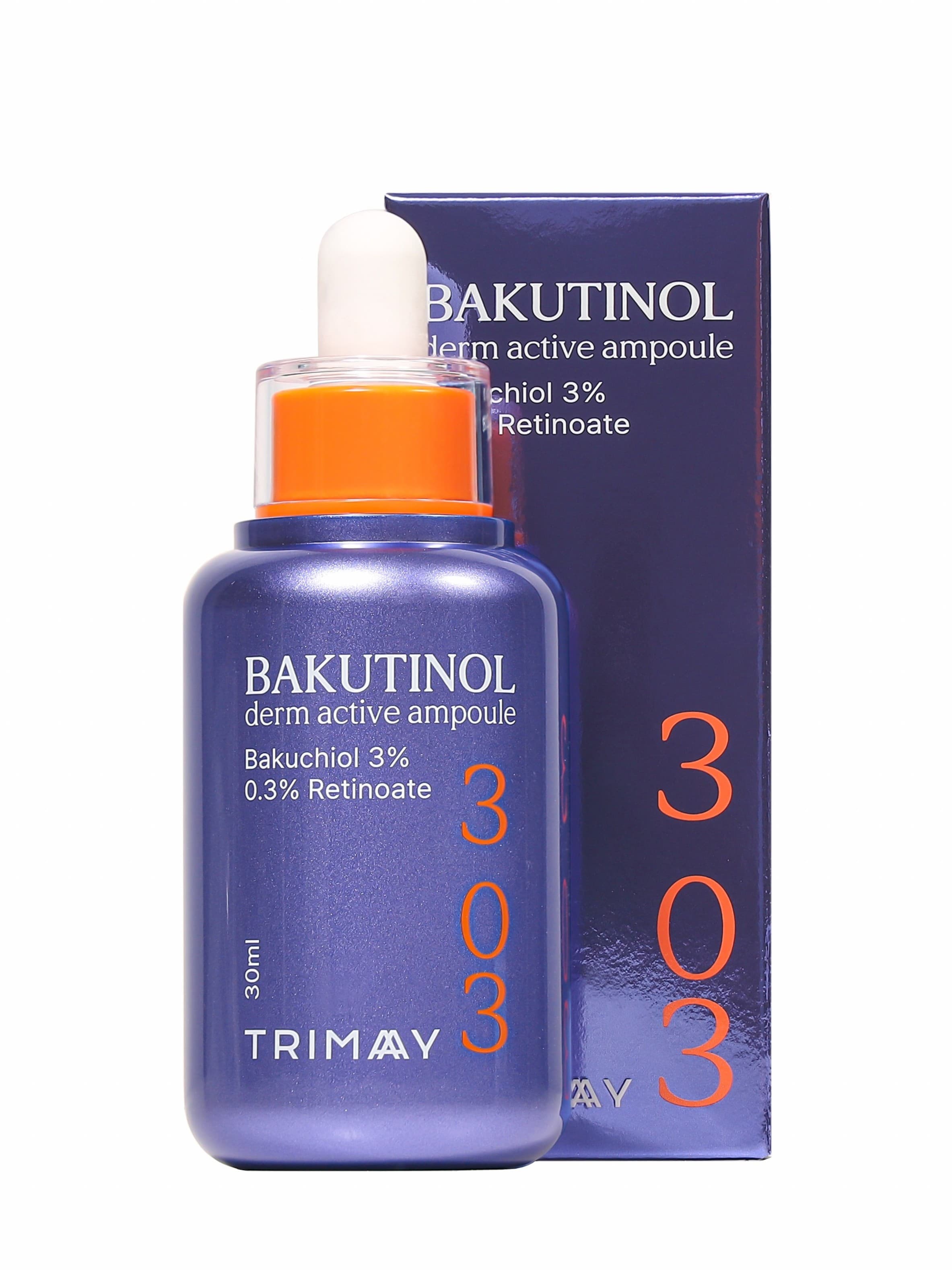 Антивозрастная сыворотка с бакучиолом и ретиноидом Bakutinol Derm Active Ampoule, 30 мл