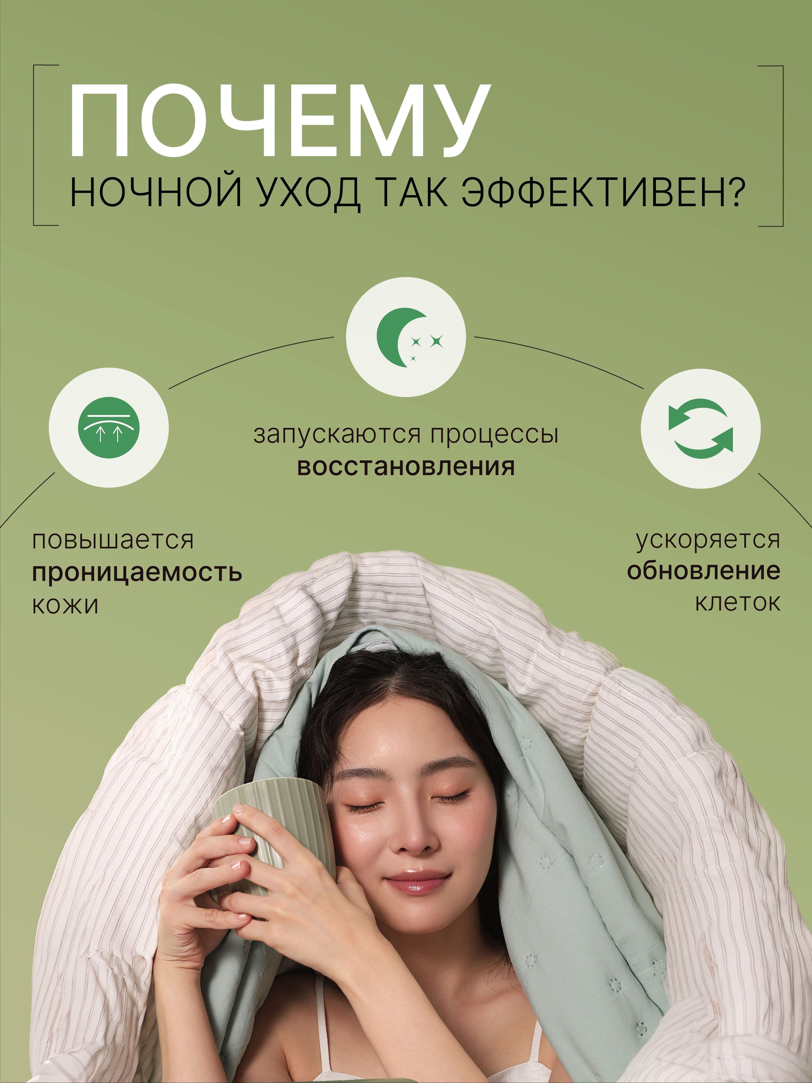 Успокаивающая ночная маска с центеллой и мадекассосидом Medicica Calming Sleeping Pack, 3г*20шт — фото 4