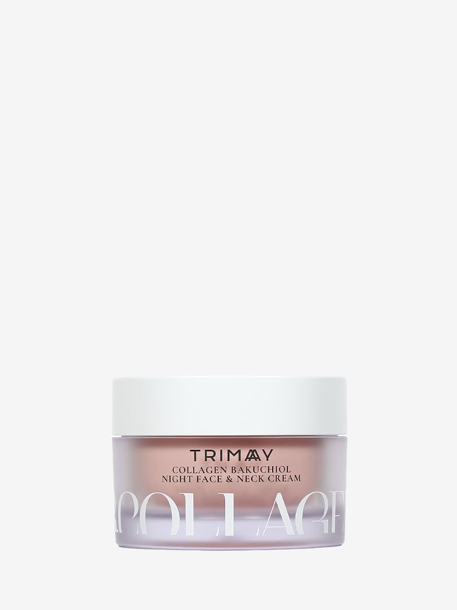 Ночной крем антивозрастной для кожи лица и шеи с коллагеном и бакучиолом Collagen Bakuchiol Night Face & Neck Cream, 50 мл