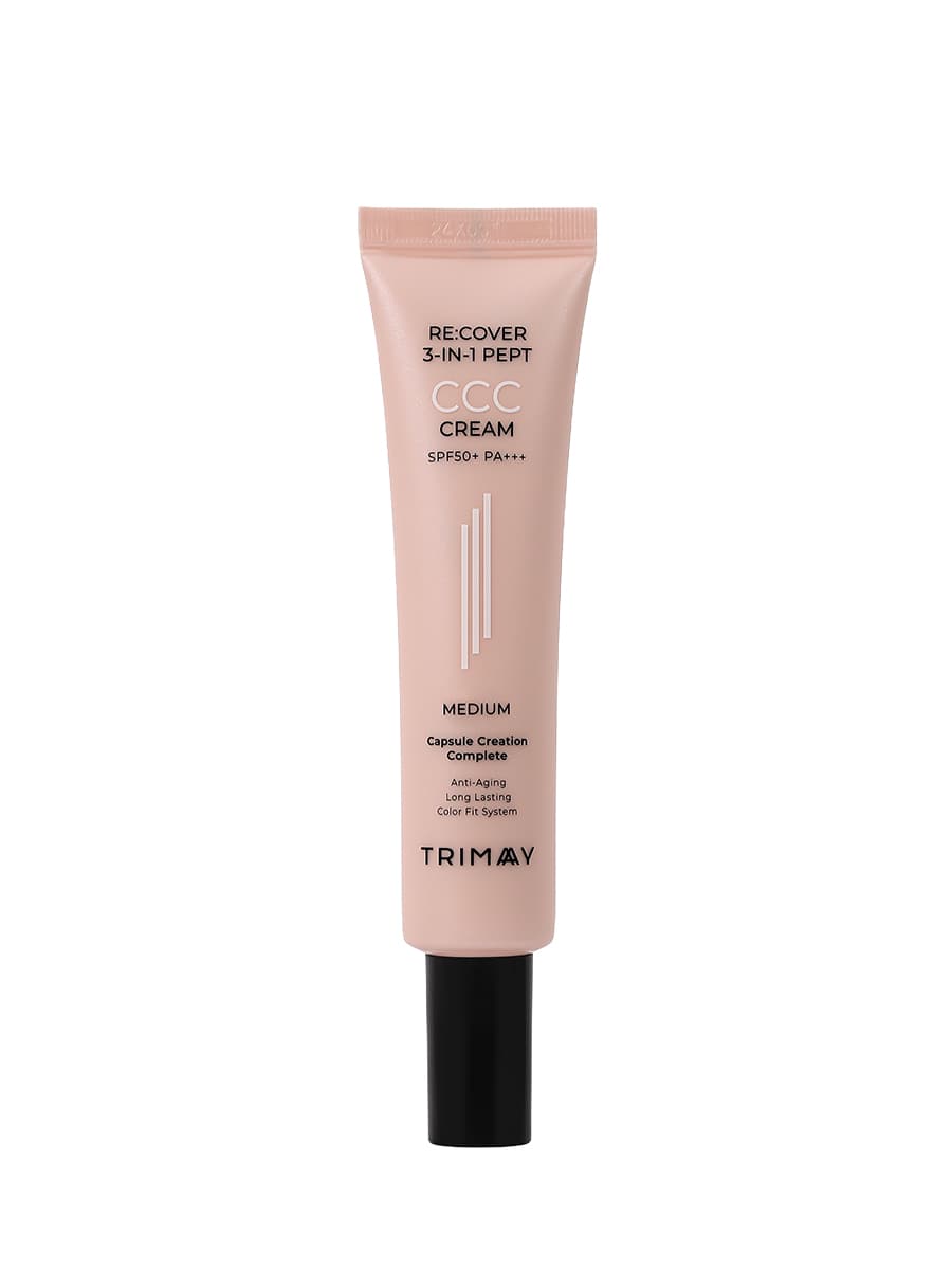 ССC крем с пептидами в оттенке №2 Medium, Re:cover 3-in-1 Pept CCC Cream SPF50+PA+++ Medium, 30 мл
