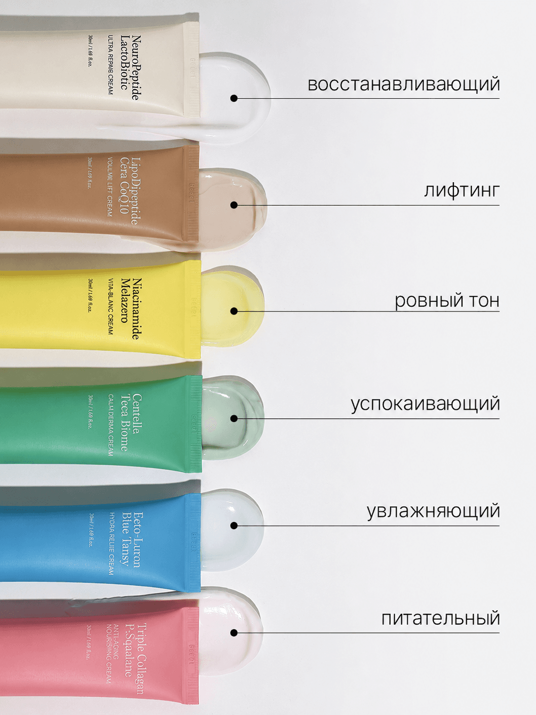 Лифтинг-крем с коэнзимом Q10, комплексом пептидов и идебеноном LipodiPeptide Cera CoQ10 Volume Lift Cream, 50 мл — фото 8