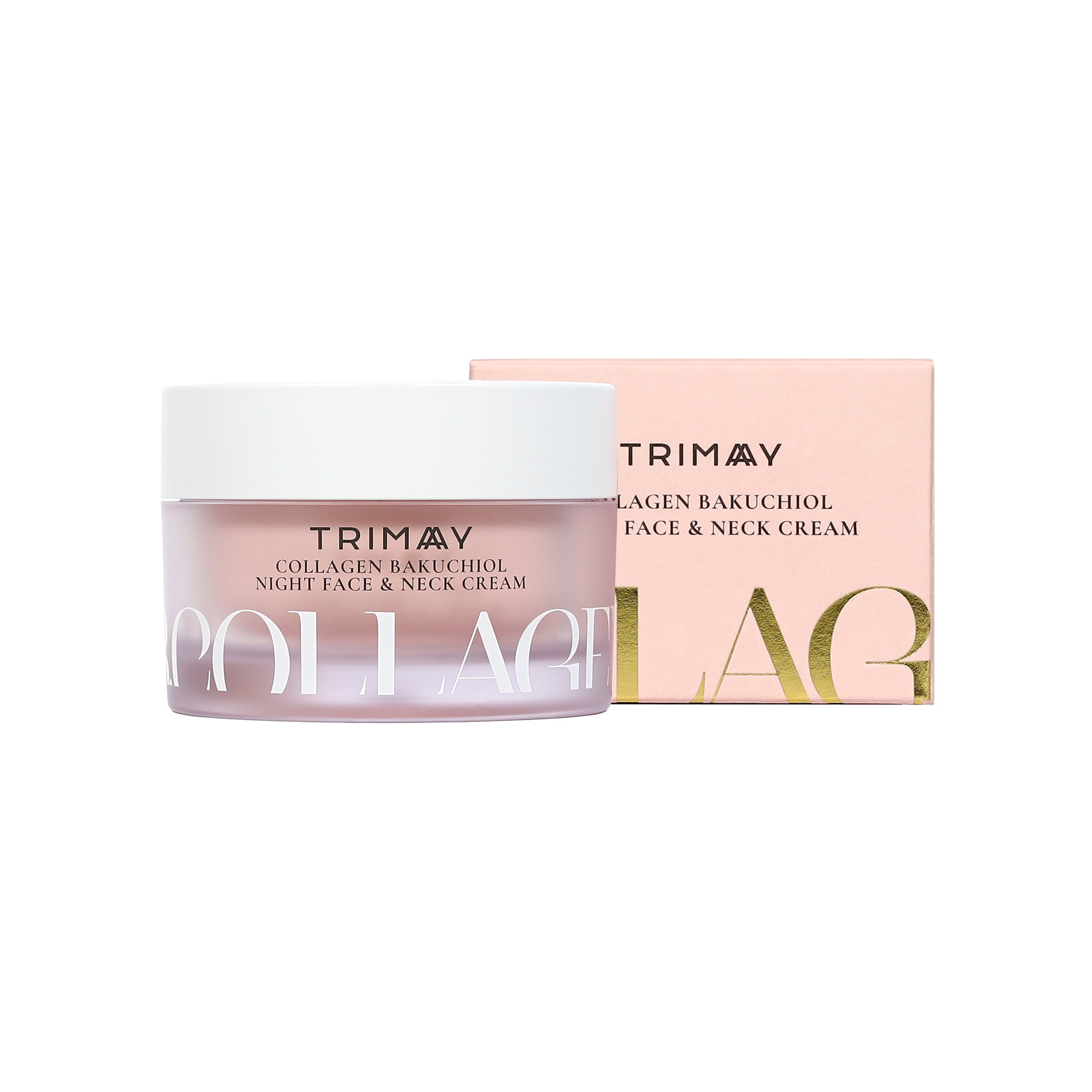 Ночной крем антивозрастной для кожи лица и шеи с коллагеном и бакучиолом Collagen Bakuchiol Night Face & Neck Cream, 50 мл