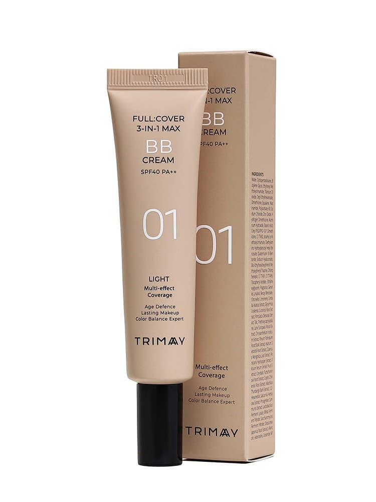 Многофункциональный BB-крем Full Cover 3-in-1 Max BB Cream SPF40 PA++ тон 01, 30 мл