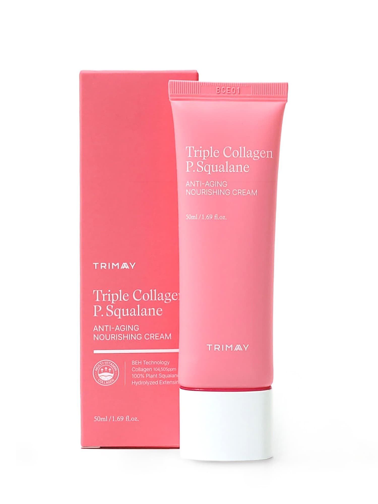 Питательный крем с коллагеном и скваланом Triple Collagen P.Squalane Anti-Aging Nourishing Cream, 50 мл
