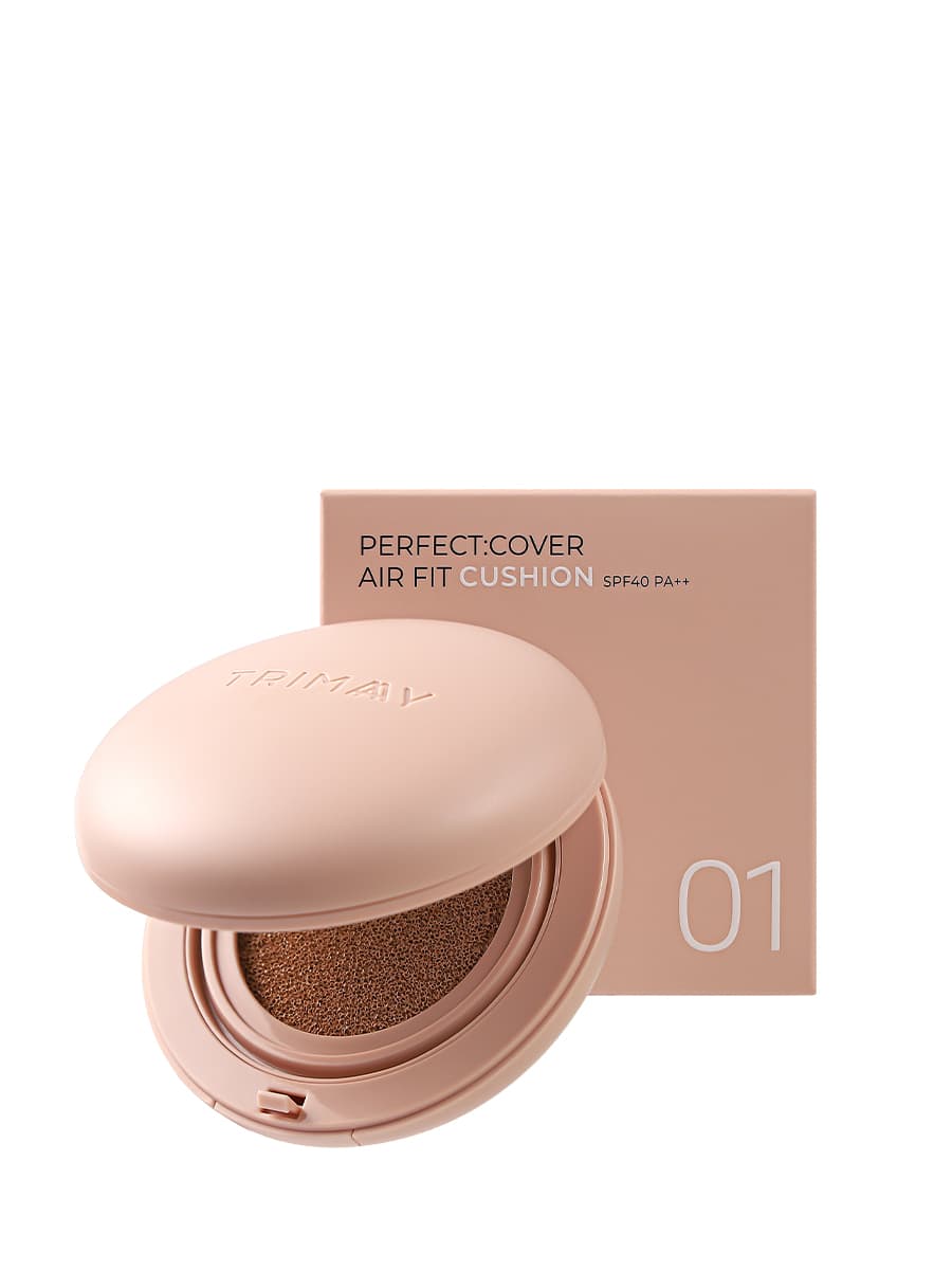 Тональный кушон с эффектом сияния, Оттенок №1 Perfect:Cover Air Fit Cushion 01 SPF 40 PA++, 15 мл