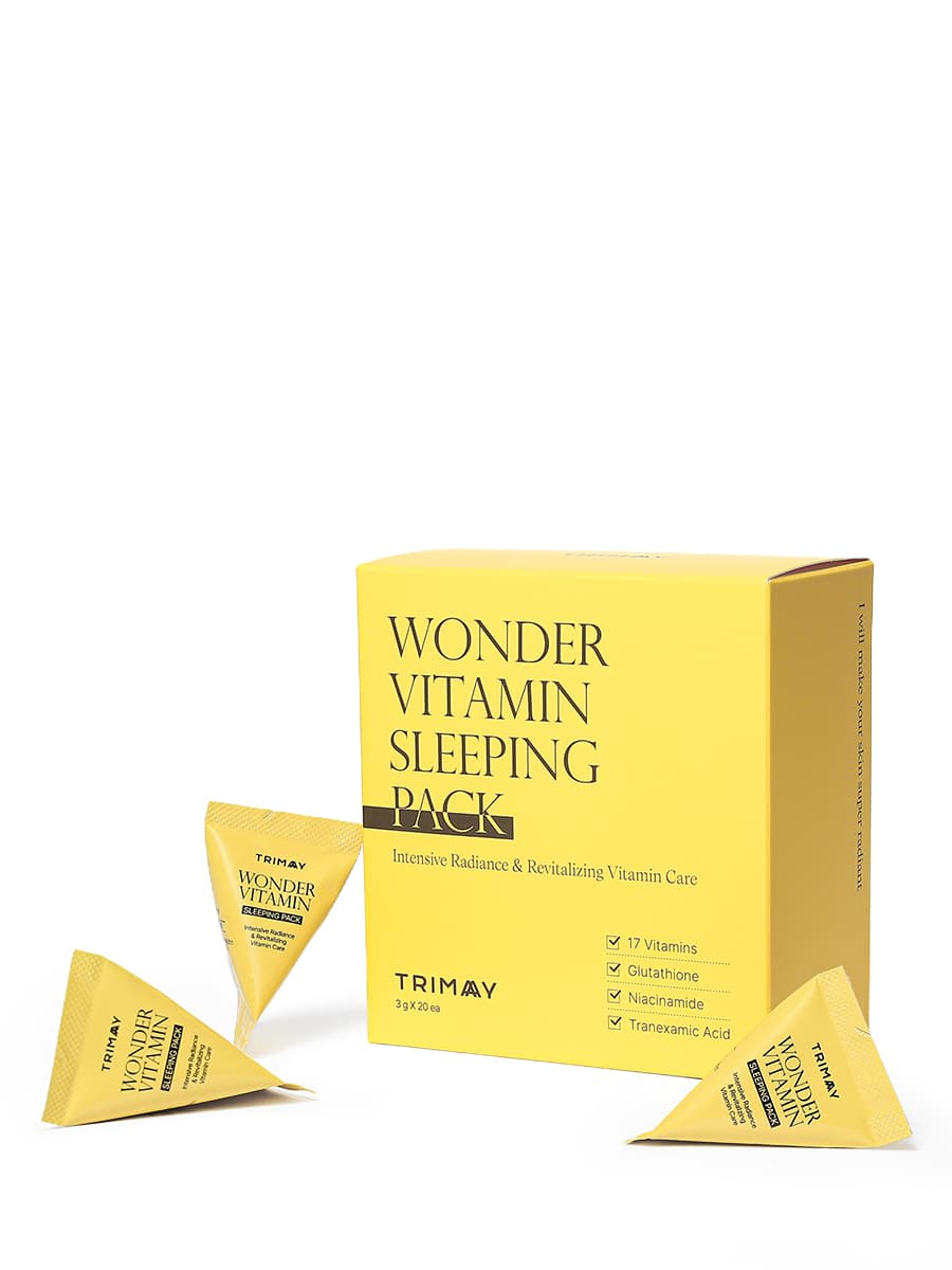 Витаминная ночная маска с комплексом витаминов и ниацинамидом Wonder Vitamin Sleeping Pack, 3г*20шт