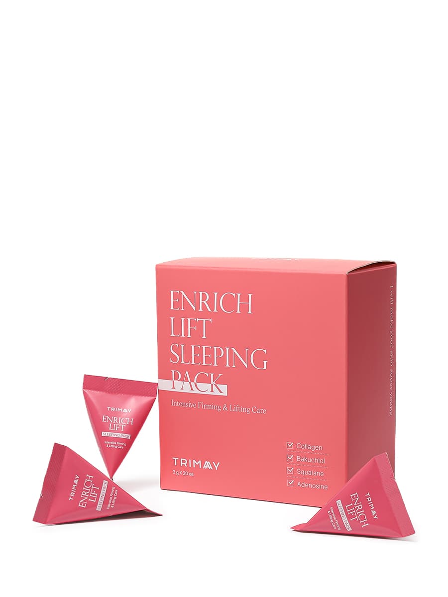 Питательная ночная маска с коллагеном и бакучиолом Enrich-lift Sleeping Pack, 3г * 20шт